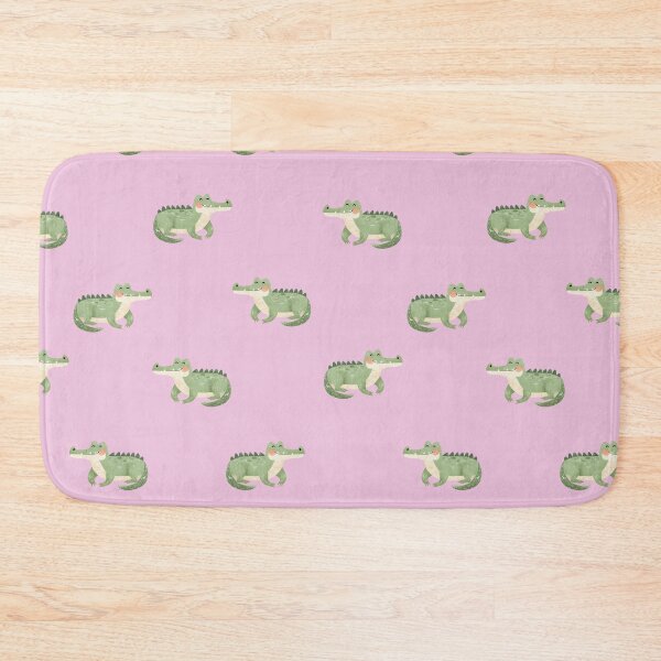 Item preview, Watercolor Crocodiles on Light Pink  designed and sold by KSimpson838.