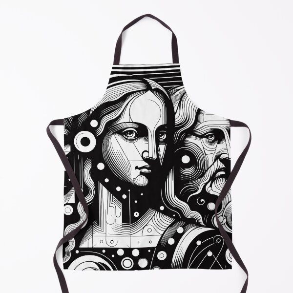 Item preview, Stylized Portrait of Da Vinci, Mona Lisa and other historical Figure designed and sold by 4Seasons.