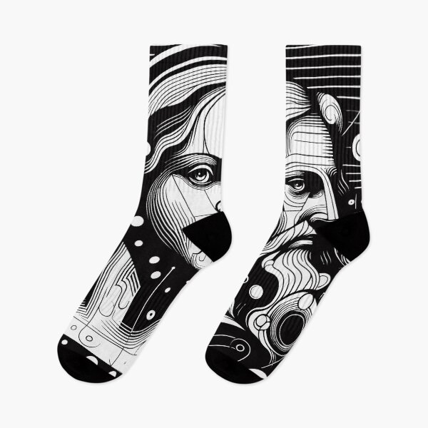 Item preview, Stylized Portrait of Da Vinci, Mona Lisa and other historical Figure designed and sold by 4Seasons.