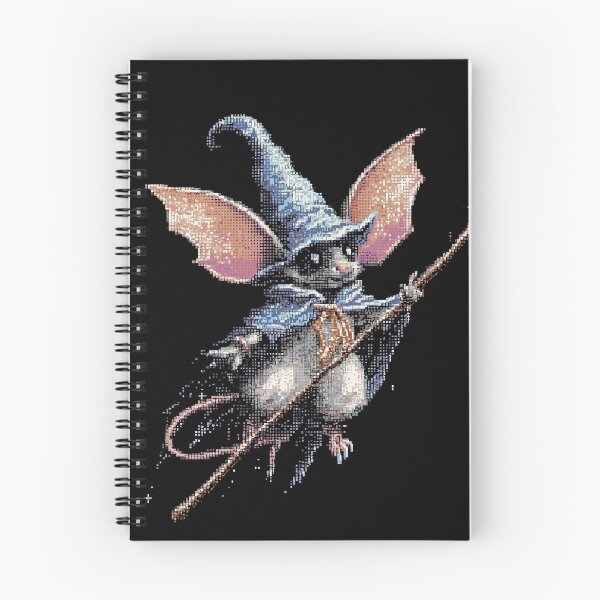 Item preview, Cute Bat Wizard Pixel Art designed and sold by Kaos-Bit.