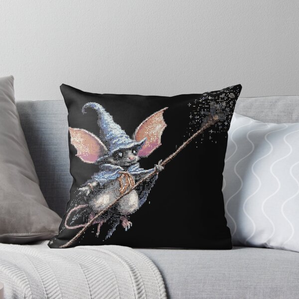 Item preview, Cute Bat Wizard Pixel Art designed and sold by Kaos-Bit.