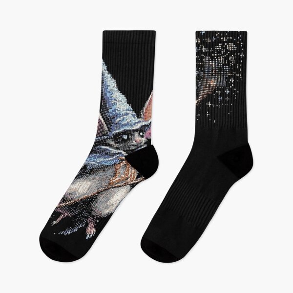 Item preview, Cute Bat Wizard Pixel Art designed and sold by Kaos-Bit.