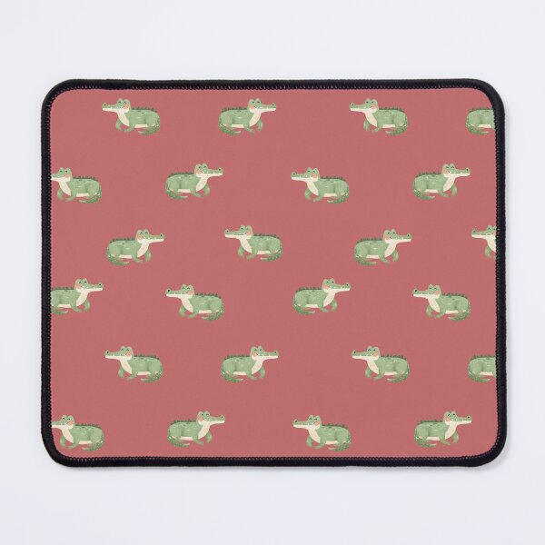 Item preview, Watercolor Crocodiles on Faded Red  designed and sold by KSimpson838.