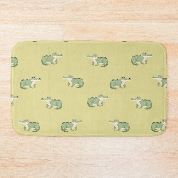 Item preview, Watercolor Crocodiles on Light Yellow  designed and sold by KSimpson838.