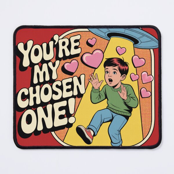 Item preview, You're My Chosen One – Funny Alien Valentine Retro Love Design designed and sold by Shanker-studio.