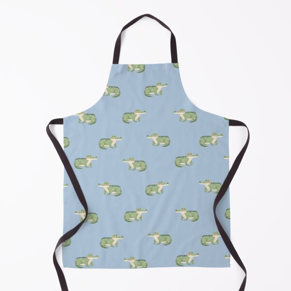 Item preview, Watercolor Crocodiles on Light Blue designed and sold by KSimpson838.
