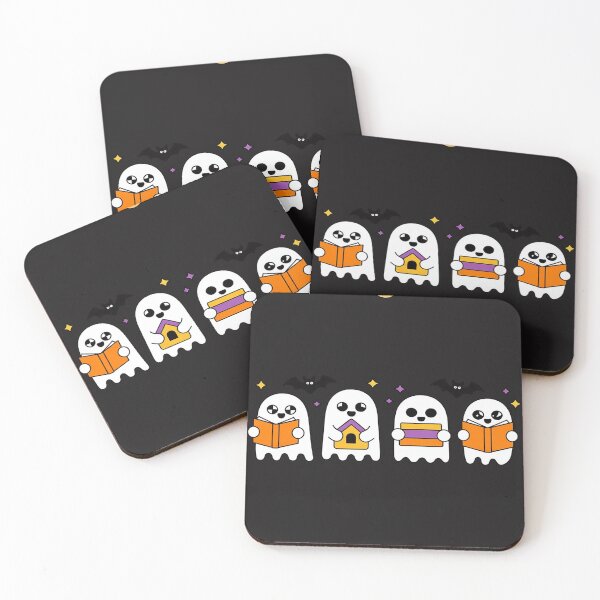 Item preview, Funny Book Lover Halloween  Cute Ghost Book designed and sold by BlueCreator-inc.