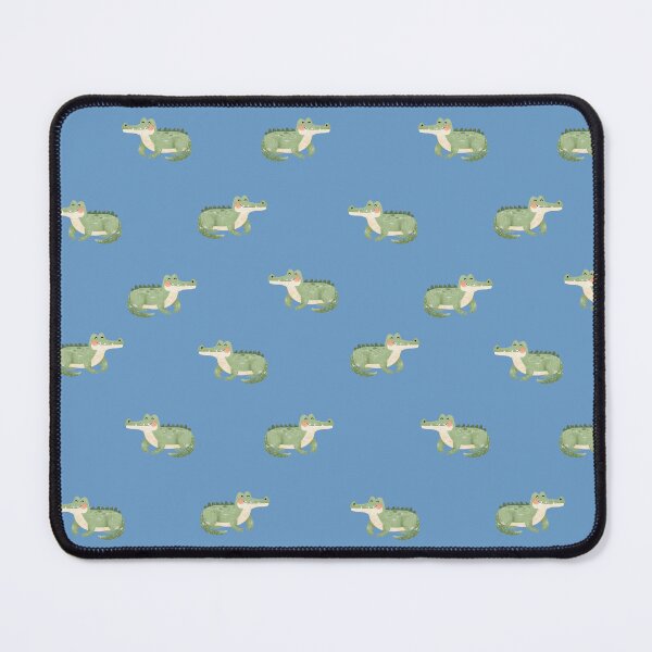 Item preview, Watercolor Crocodiles on Blue designed and sold by KSimpson838.