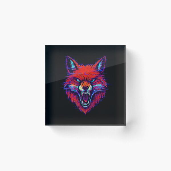 Item preview, Cyberpunk Glitch Fox designed and sold by MifoxiDesign.