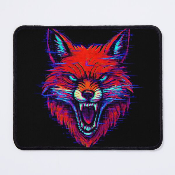 Item preview, Cyberpunk Glitch Fox designed and sold by MifoxiDesign.