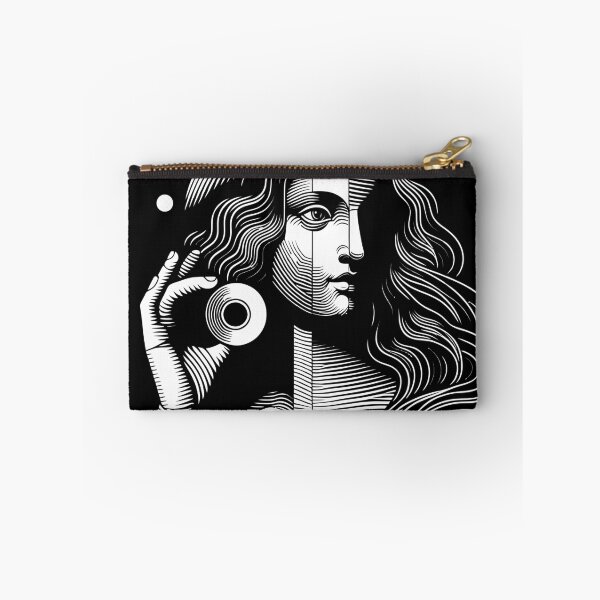 Item preview, La Joconde or ancient historical Venus with geometric patterns and lines designed and sold by 4Seasons.