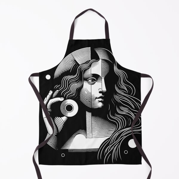 Item preview, La Joconde or ancient historical Venus with geometric patterns and lines designed and sold by 4Seasons.