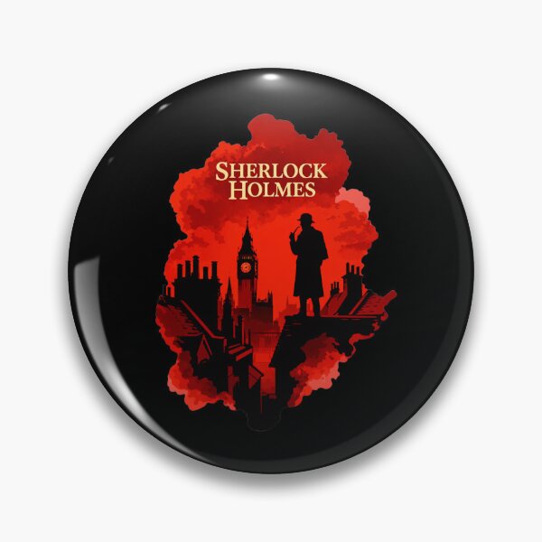 Item preview, Sherlock Holmes Victorian London Mystery Illustration designed and sold by CostaneraTienda.