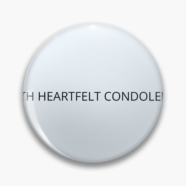 Item preview, With Heartfelt Condolences designed and sold by TheIconSmith.