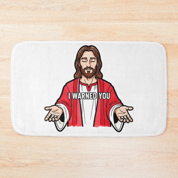 Item preview, Jesus Memes - I Warned You designed and sold by Thunderbelts.