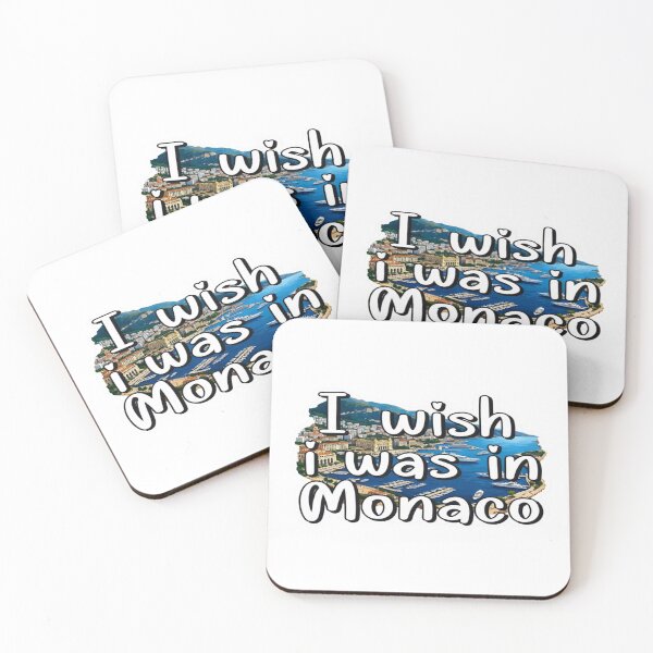 Item preview, I Wish I Was in Monaco – Scenic Monaco Harbor Travel T-Shirt & Sticker Design designed and sold by Sushikidsntod.
