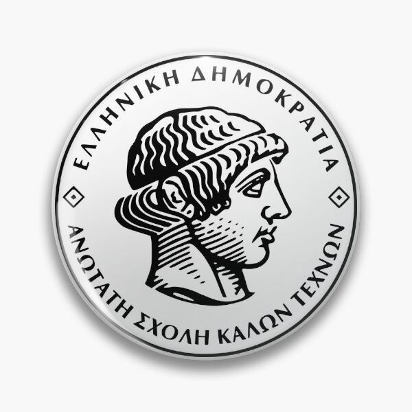 Item preview, Athens Art Academy Emblem Illustration designed and sold by Chroma Artis.