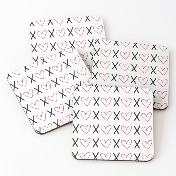 Item preview, XOXO Heart Pattern Valentine’s Day – Cute Repeating Love Design designed and sold by Crafty Tiger Studio.