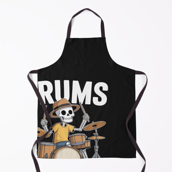Item preview, Funny Drummer Skeleton Playing Drums designed and sold by BlueCreator-inc.