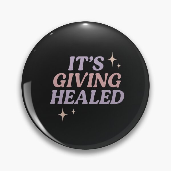 Item preview, It’s Giving Healed Positive Affirmation Design designed and sold by astersgraphics.