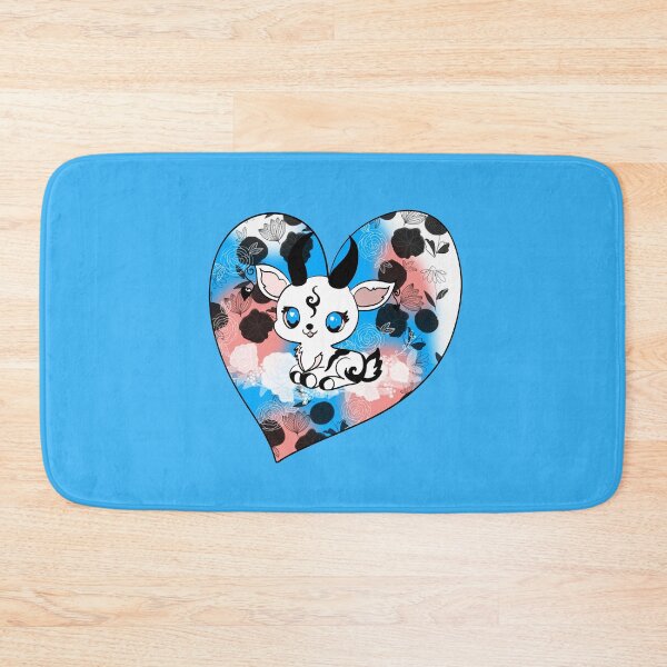 Item preview, Little kawaii gazelle with a floral heart designed and sold by Herami.