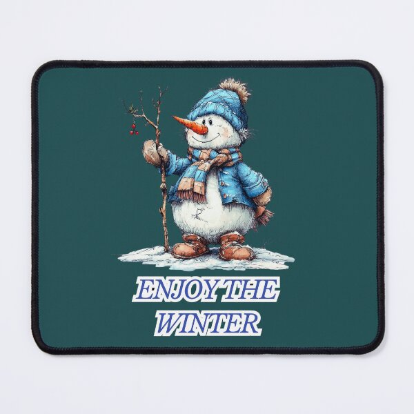 Item preview, Enjoy the winter with Snowman designed and sold by Palmtree94.