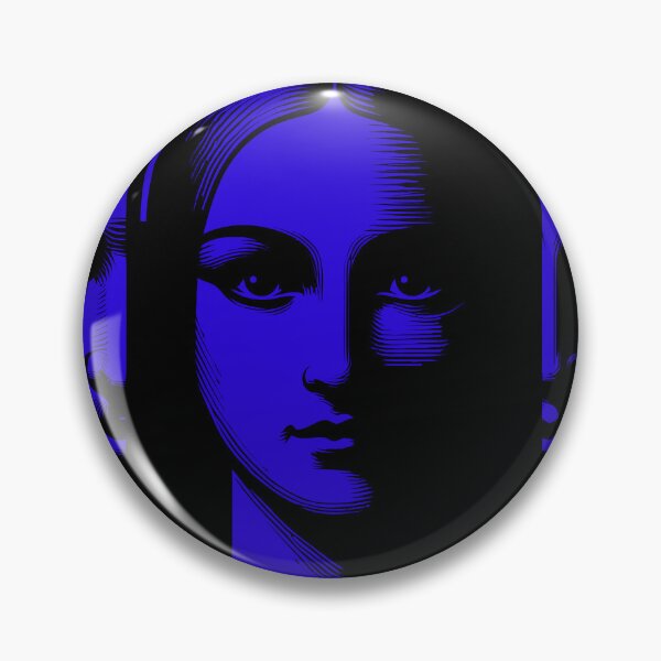 Item preview, Black and blue Triptych Portrait of ancient historical figures designed and sold by 4Seasons.