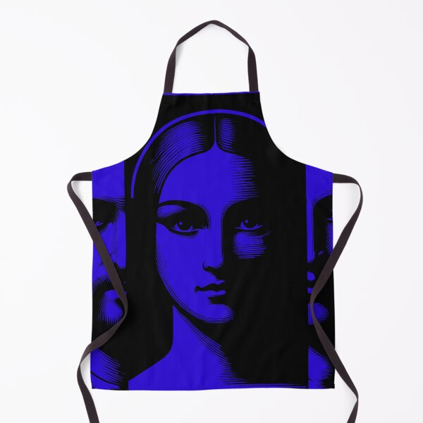 Item preview, Black and blue Triptych Portrait of ancient historical figures designed and sold by 4Seasons.