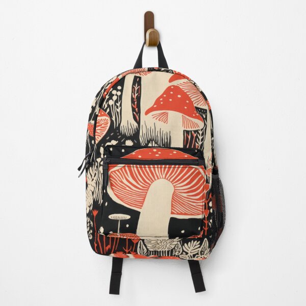 Item preview, Red Fly Agaric Mushrooms – Botanical Vintage Pattern Design designed and sold by Mauswohn.