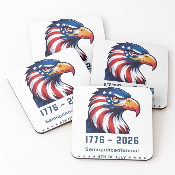 Item preview, Semiquincentennial Eagle Fury – 1776-2026 4th July, 250th USA Anniversary designed and sold by digitalbitcraft.