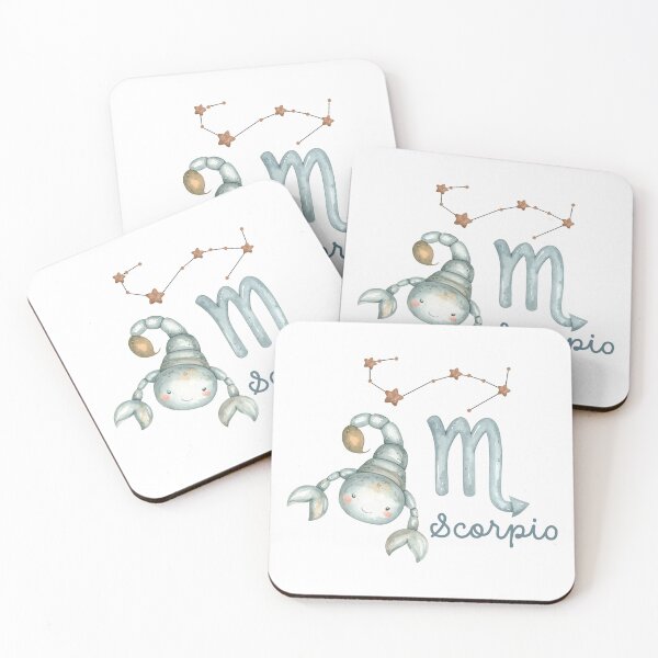 Item preview, Cute Scorpio Zodiac Illustration designed and sold by Rutvain.