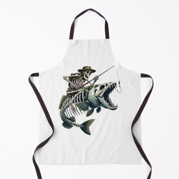 Item preview, Fishing Skeleton Fisherman Bass Fish Skull Men Dad Costume designed and sold by pansak.