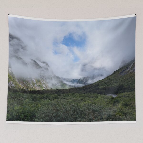 Item preview, Mist and Mountains: A Dreamy Morning in Fiordland, New Zealand designed and sold by Photogenic Snap.