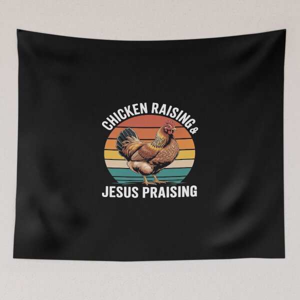 Item preview, Chicken Raising & Jesus Praising  designed and sold by DigitaldeligArt.