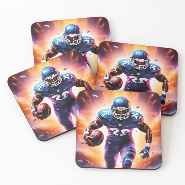 Item preview, American Football Action – Dynamic player in an energy glow designed and sold by Mauswohn.