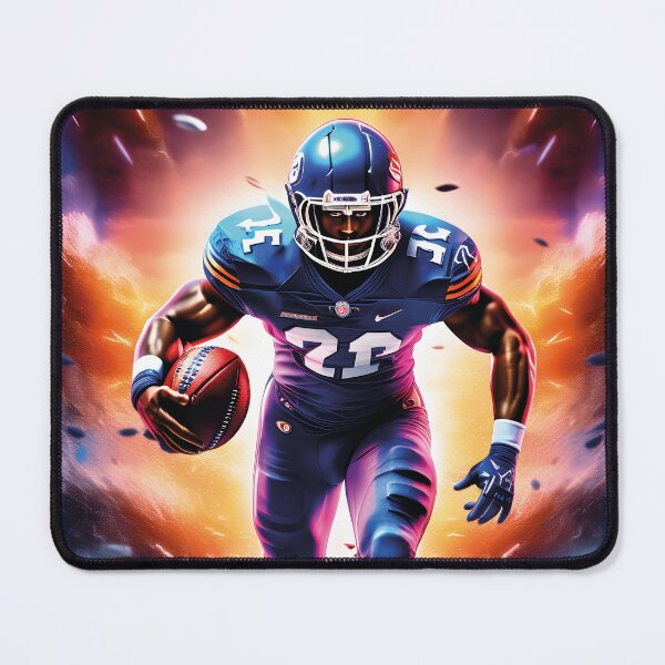 Item preview, American Football Action – Dynamic player in an energy glow designed and sold by Mauswohn.
