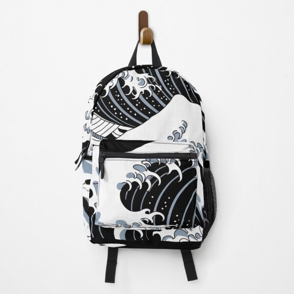 Item preview, Japanese Ocean Wave Illustration Inspired by Ukiyo-e Art designed and sold by flagylART.