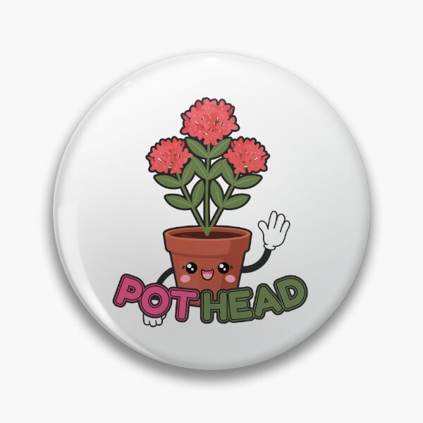Item preview, Pot Head | Cute Plant Pun designed and sold by TeeTrendz_Hub.