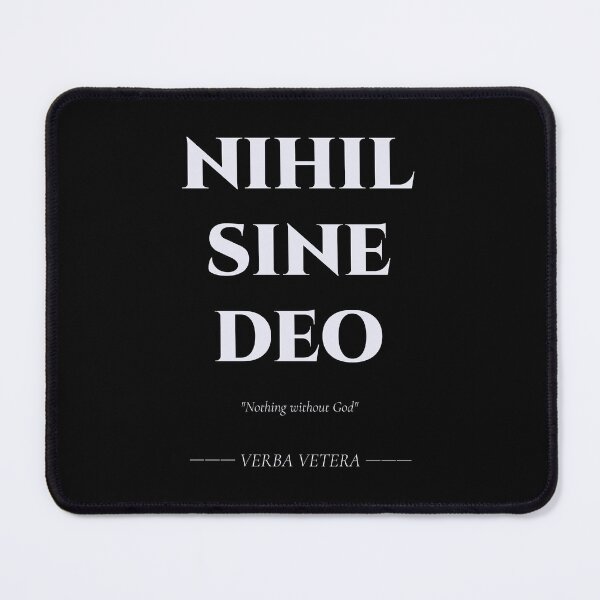 Item preview, Nihil Sine Deo – Classical Latin Faith-Inspired Design designed and sold by BrushRushX.