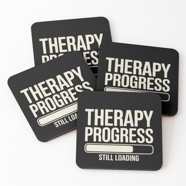 Item preview, Therapy Progress Still Loading Funny Mental Health Humor designed and sold by ZACK ART.