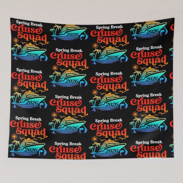 Item preview, Spring Break Cruise Squad 2026 Family Friends Matching Group designed and sold by pansak.