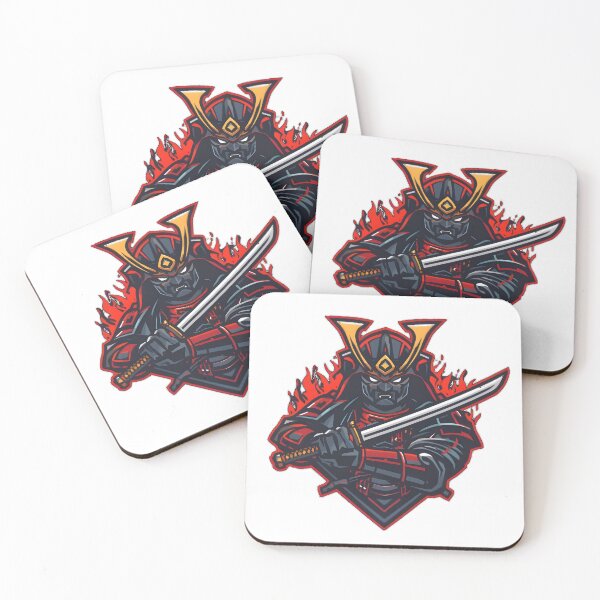 Item preview, Samurai Warrior Emblem Illustration designed and sold by FableFlick.