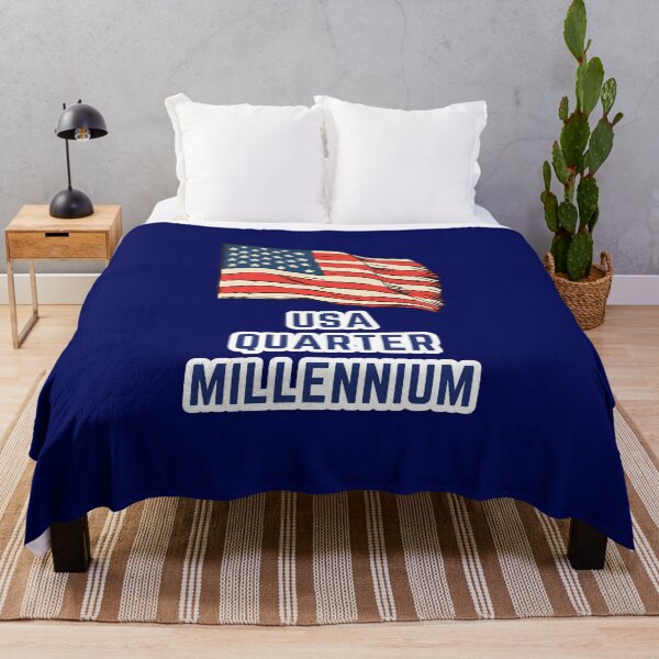 Item preview, USA Quarter Millennium – Epic Flag, 250th USA Anniversary designed and sold by digitalbitcraft.