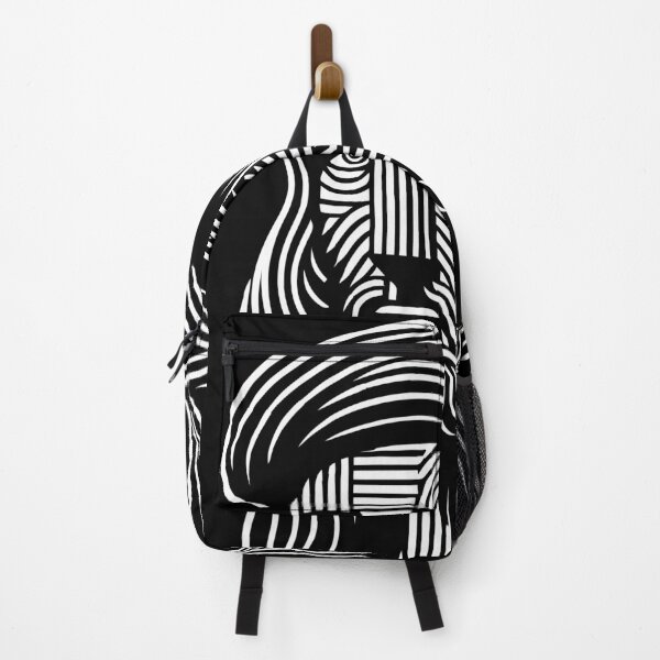 Item preview, Abstract line art portrait of Leonardo da Vinci, in black and white designed and sold by 4Seasons.