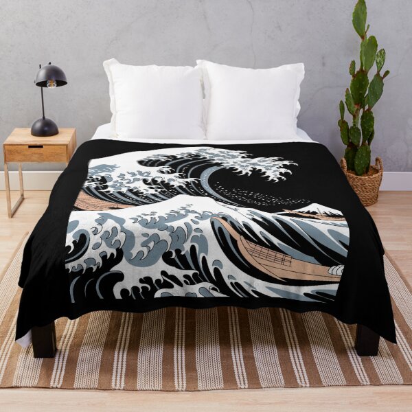 Item preview, Japanese Ocean Wave Illustration Inspired by Ukiyo-e Art designed and sold by flagylART.