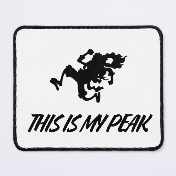 Item preview, One Piece Quote - Luffy Gear 5 "This Is My Peak" designed and sold by Kapal RS.