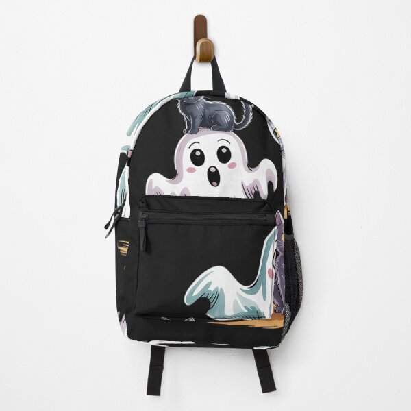 Item preview, Funny Ghosts Holding Black Cats Halloween Ghost Cat Lovers designed and sold by BlueCreator-inc.