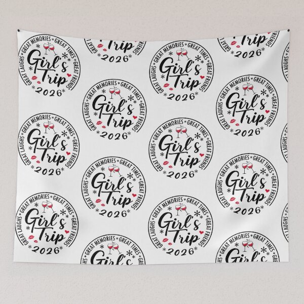 Item preview, Girls Trip 2026 Retro Girls Weekend 2026 Summer Vacation designed and sold by pansak.