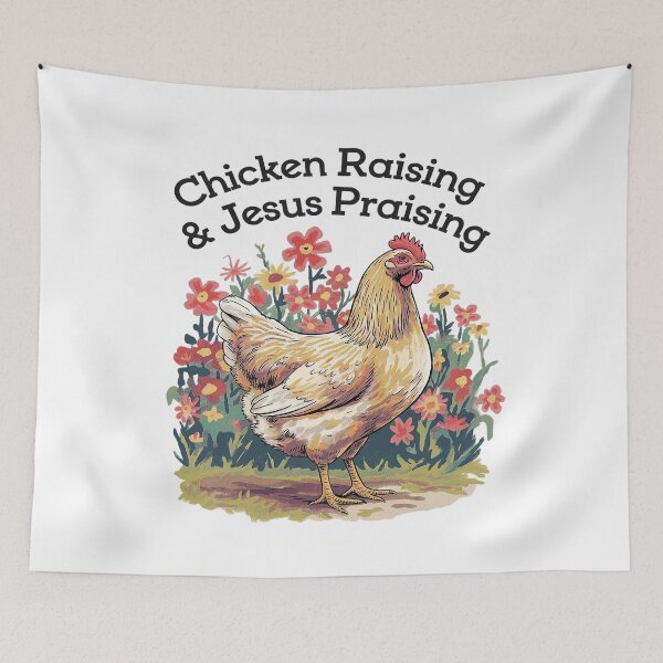 Item preview, Chicken Raising & Jesus Praising 19  designed and sold by MarkLeedsArt.
