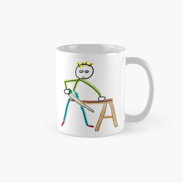 Aperçu de l'œuvre Menuisier Stickman créée et vendue par Mark-Ewbie.
